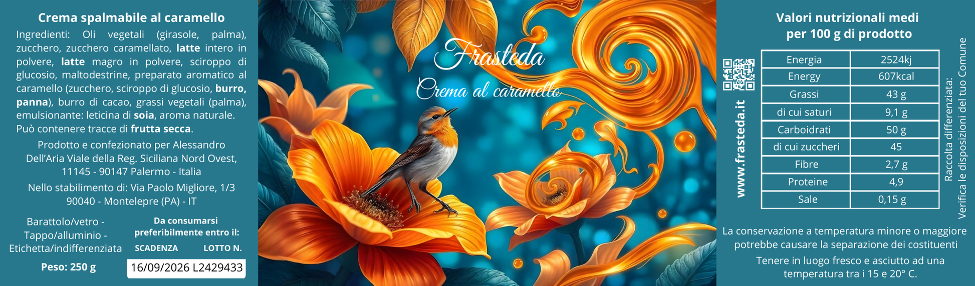 Crema spalmabile al caramello