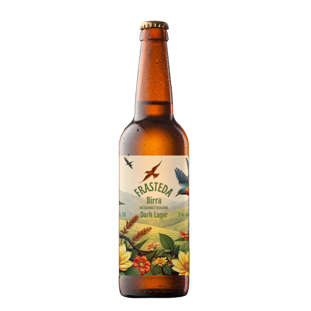 Dark Lager - Birra artigianale siciliana Frasteda da 33 cl.