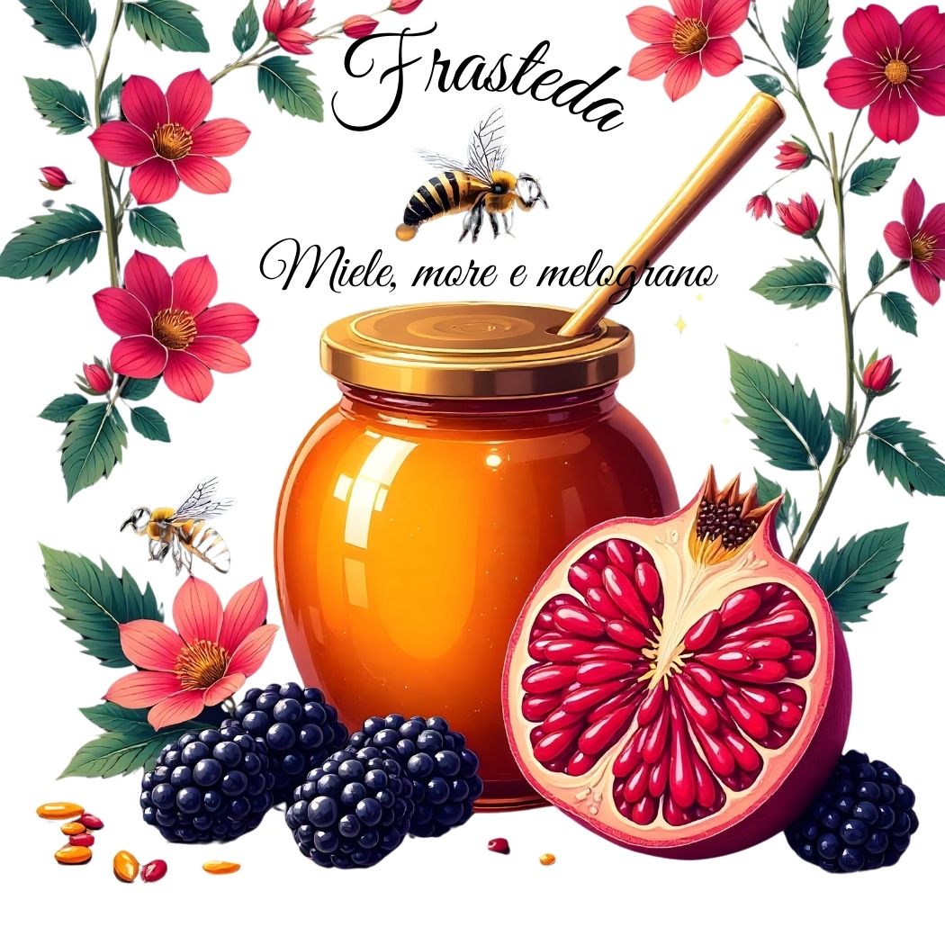 Gelatine miele more e melograno