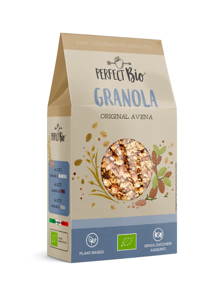 Granola proteica biologica original avena PerfectBio