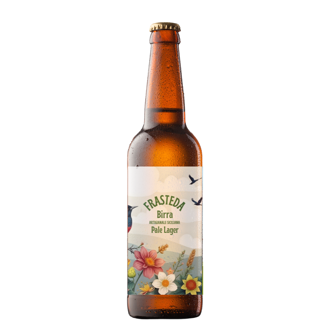 Pale Lager - Birra artigianale siciliana Frasteda da 33 cl.