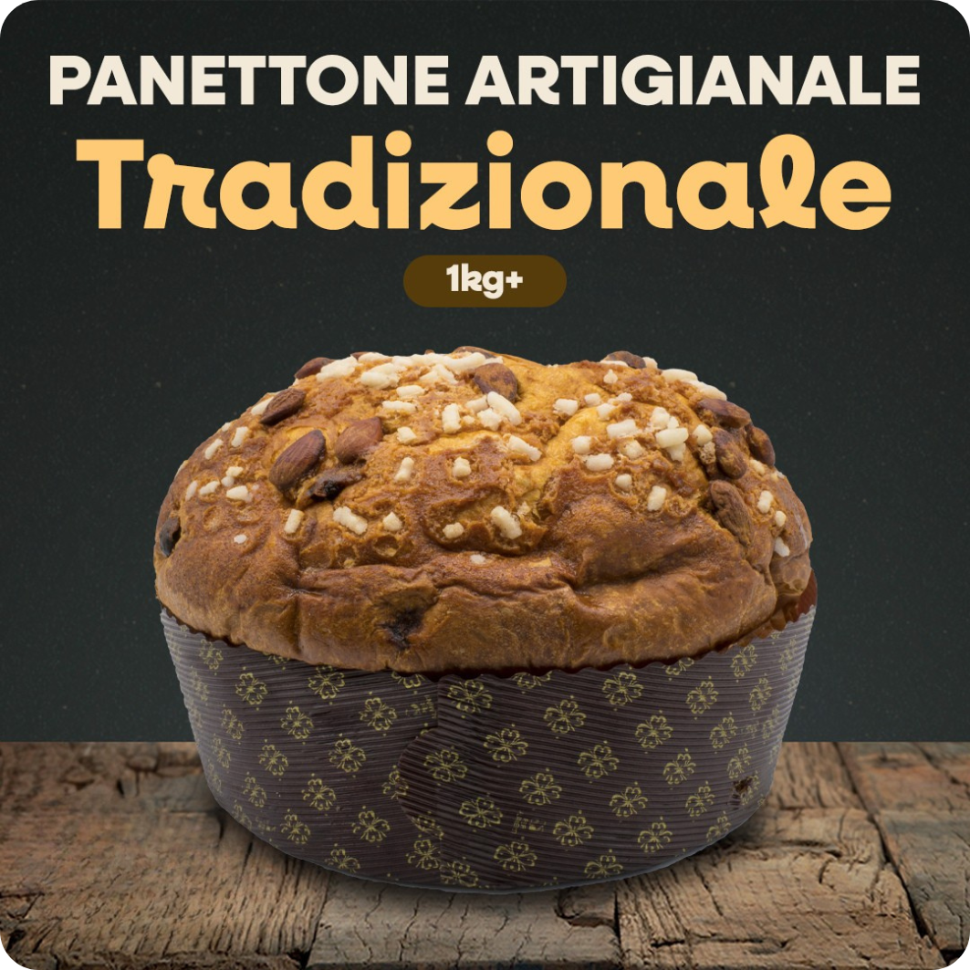 Panettone artigianale siciliano Frasteda da 1 Kg. ’Tradizionale’