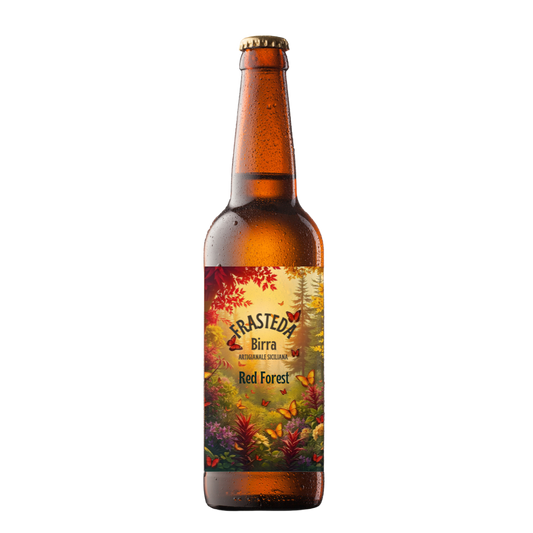 Red Forest - Belgian amber IPA - Birra artigianale siciliana Frasteda da 33 cl.