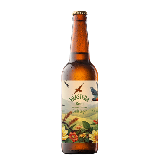 Dark Lager - Birra artigianale siciliana Frasteda da 33 cl.