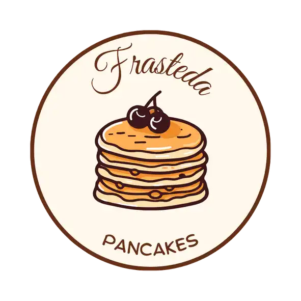 Una pila di pancake guarnita con due ciliegie.