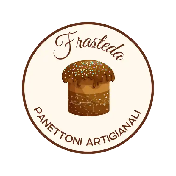 Un panettone ricoperto di cioccolato con zuccherini colorati.